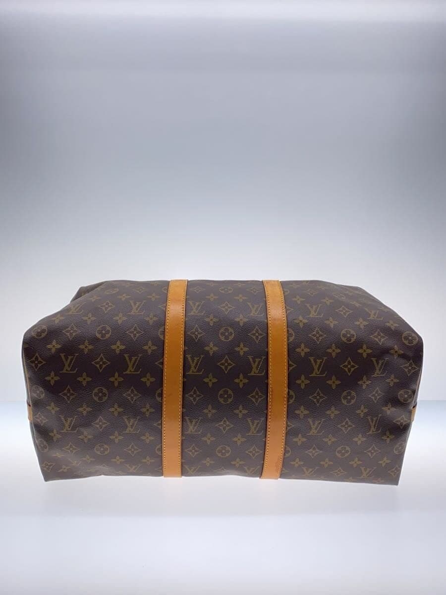 LOUIS VUITTON Keepall Bandoulière 55 Monogram Canvas PVC BRW M41414 4