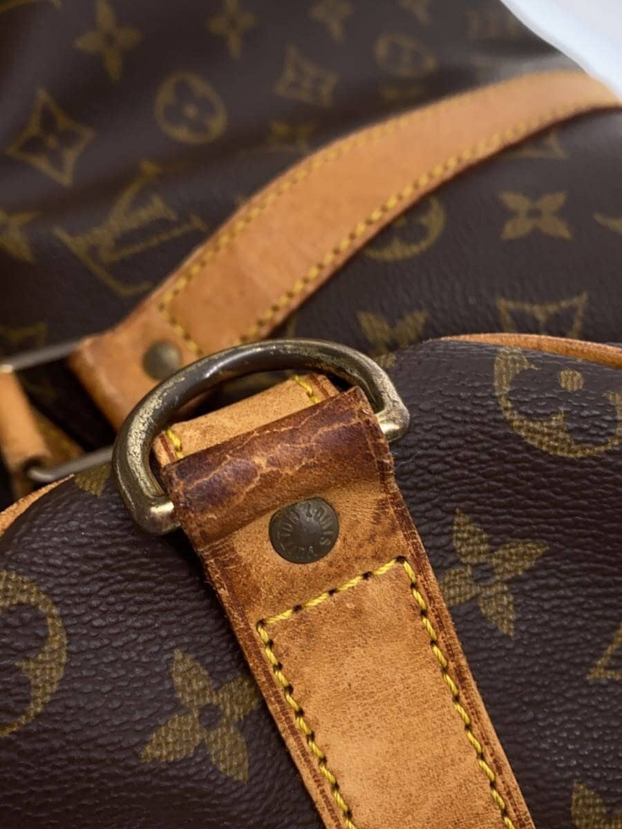 LOUIS VUITTON Keepall Bandoulière 55 Monogram Canvas PVC BRW M41414 8