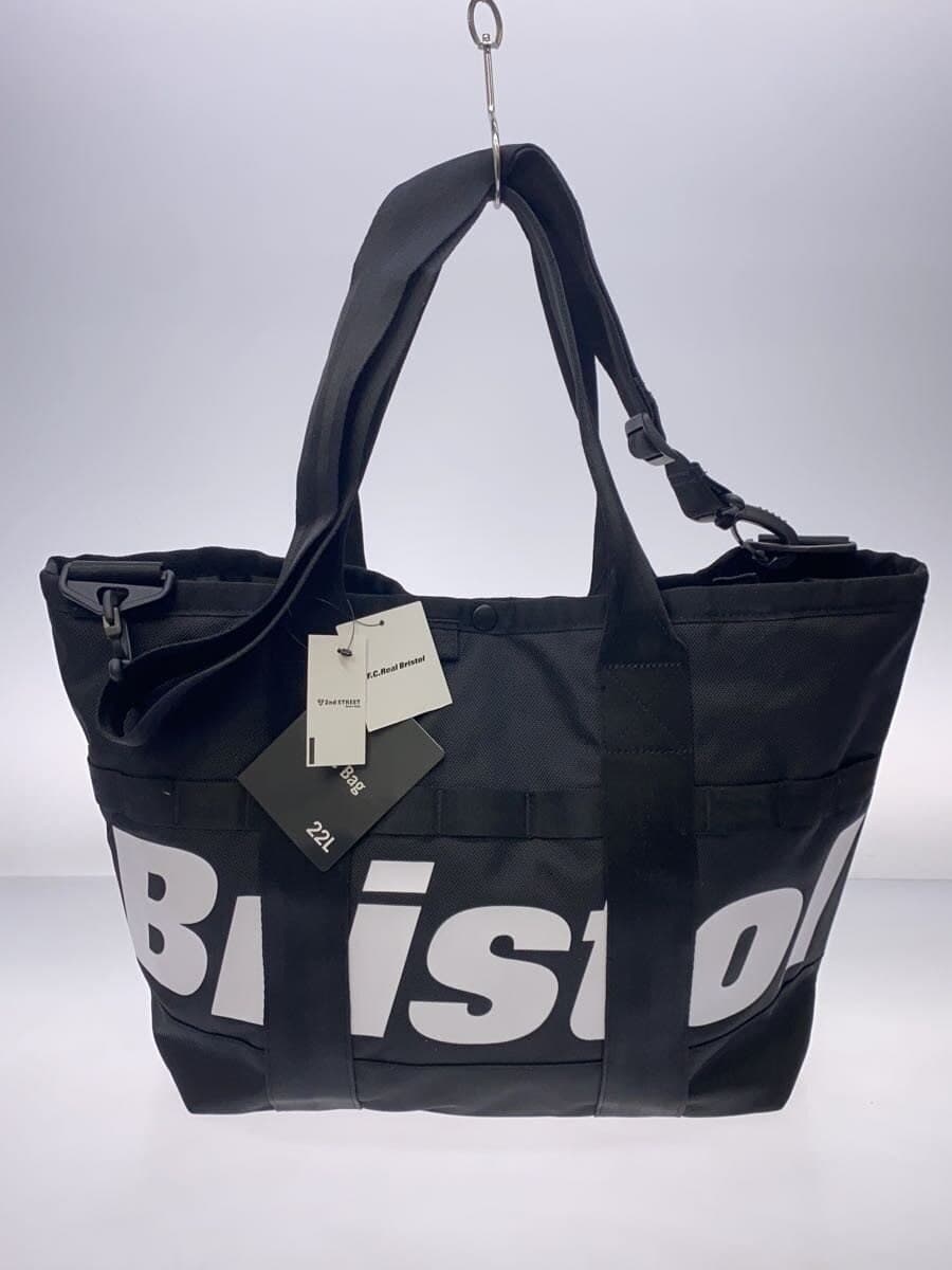 F.C.R.B. (F.C. Real Bristol) × NEW ERA Bag -- BLK Plain TEAM TOTE BAG NEW ERA 3