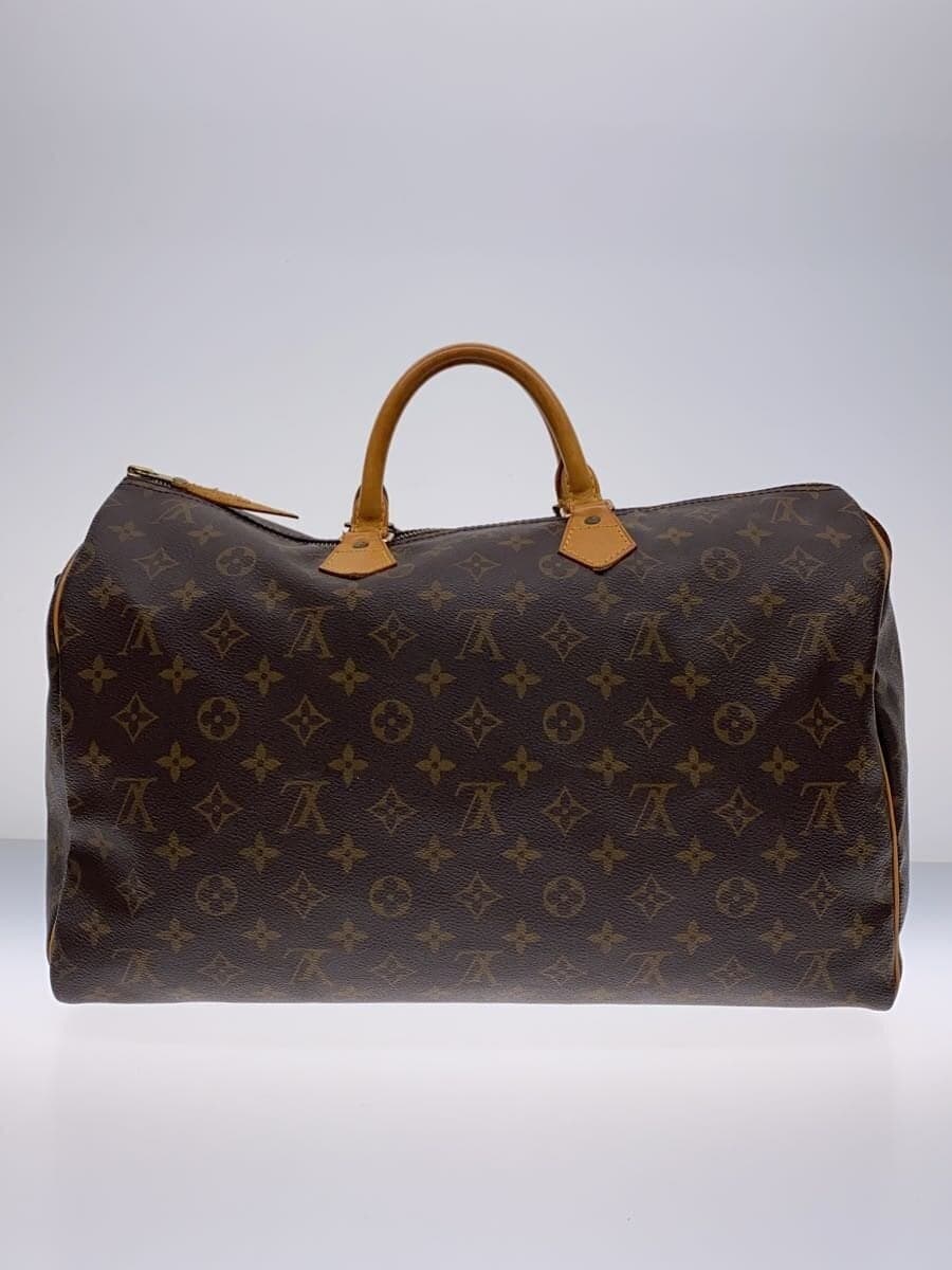 LOUIS VUITTON1)Speedy 40_Monogram Canvas PVC BRW 3