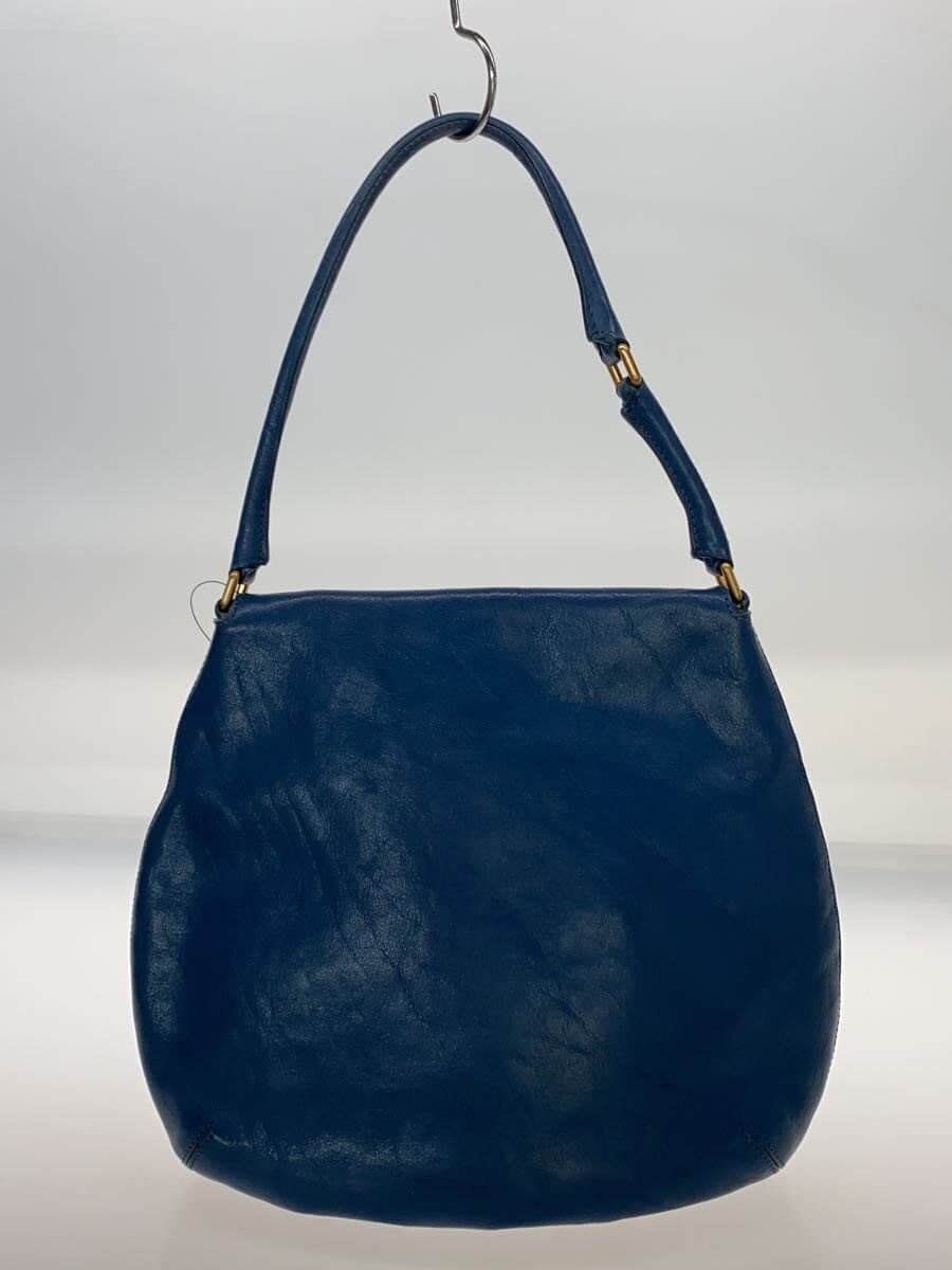 HIROFU handbag leather blue 3