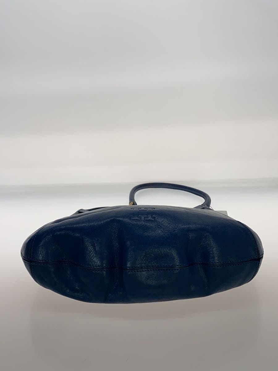 HIROFU handbag leather blue 4