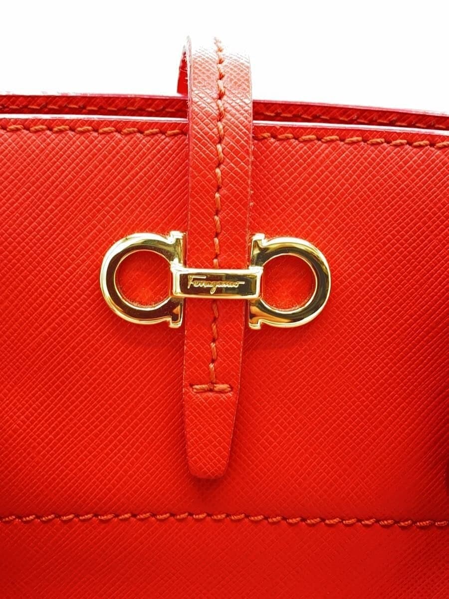 Salvatore Ferragamo Handbag PVC RED DY-21 5