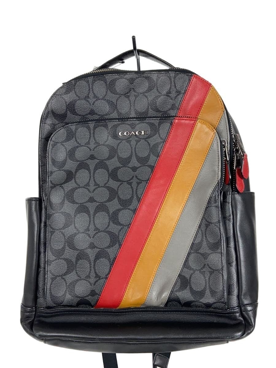 COACH Backpack BLK All Over Pattern J2021-C1363