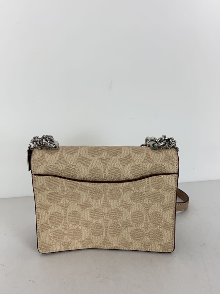 COACH Shoulder Bag BEG All Over Pattern cw206 3