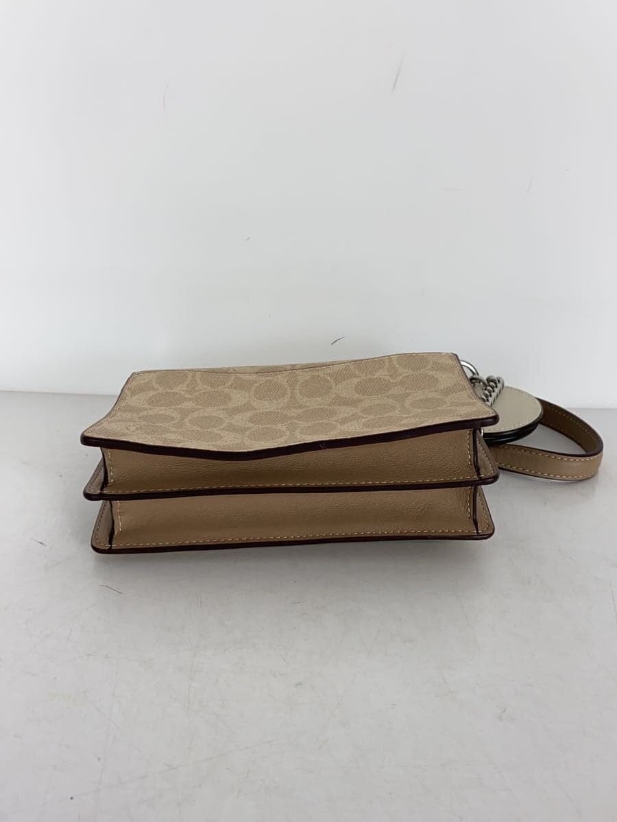 COACH Shoulder Bag BEG All Over Pattern cw206 4