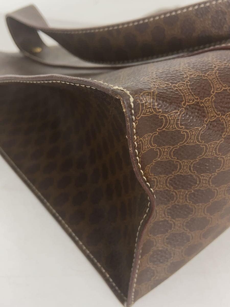 CELINE tote bag leather BRW all-over pattern 7