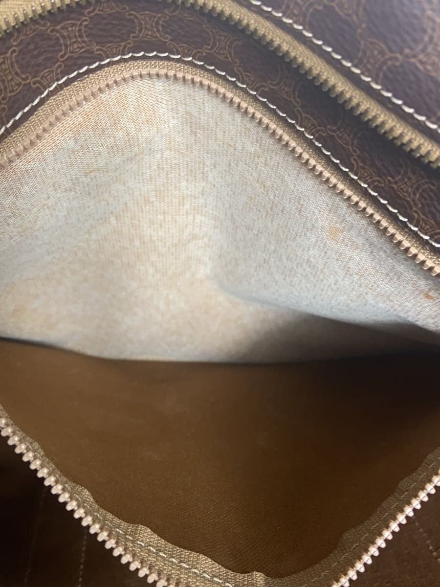 CELINE tote bag leather BRW all-over pattern 9