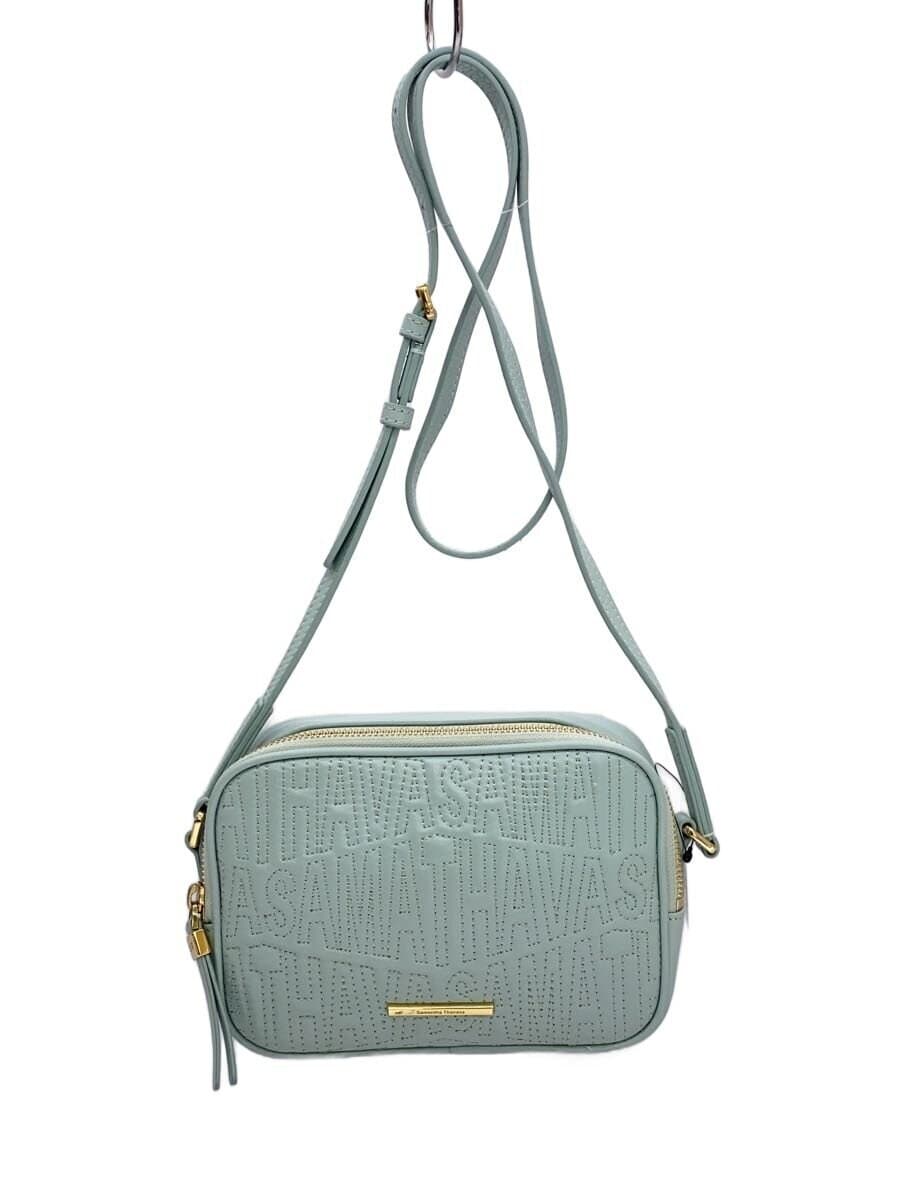 Samantha Thavasa Shoulder Bag BLU All Over Pattern