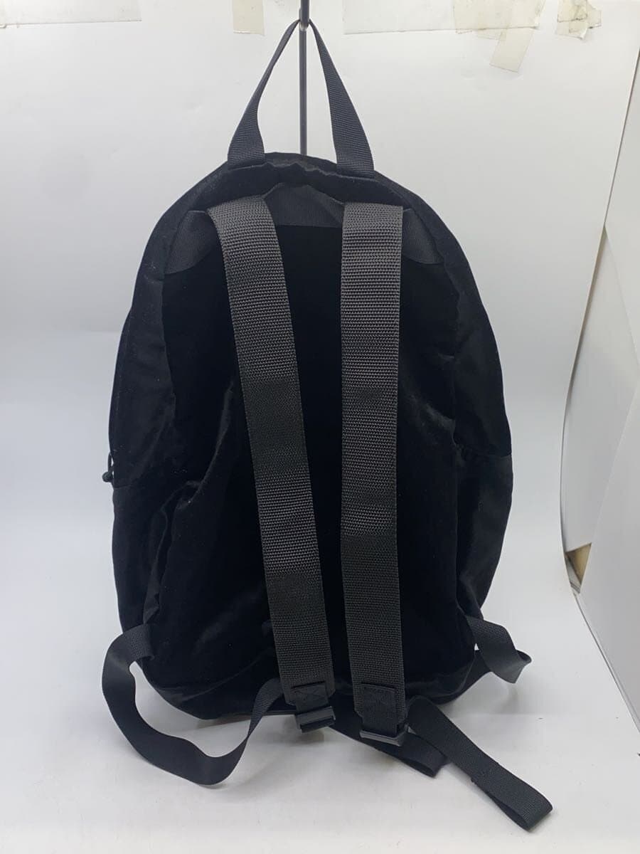 Supreme Backpack Velour BLK Solid 3