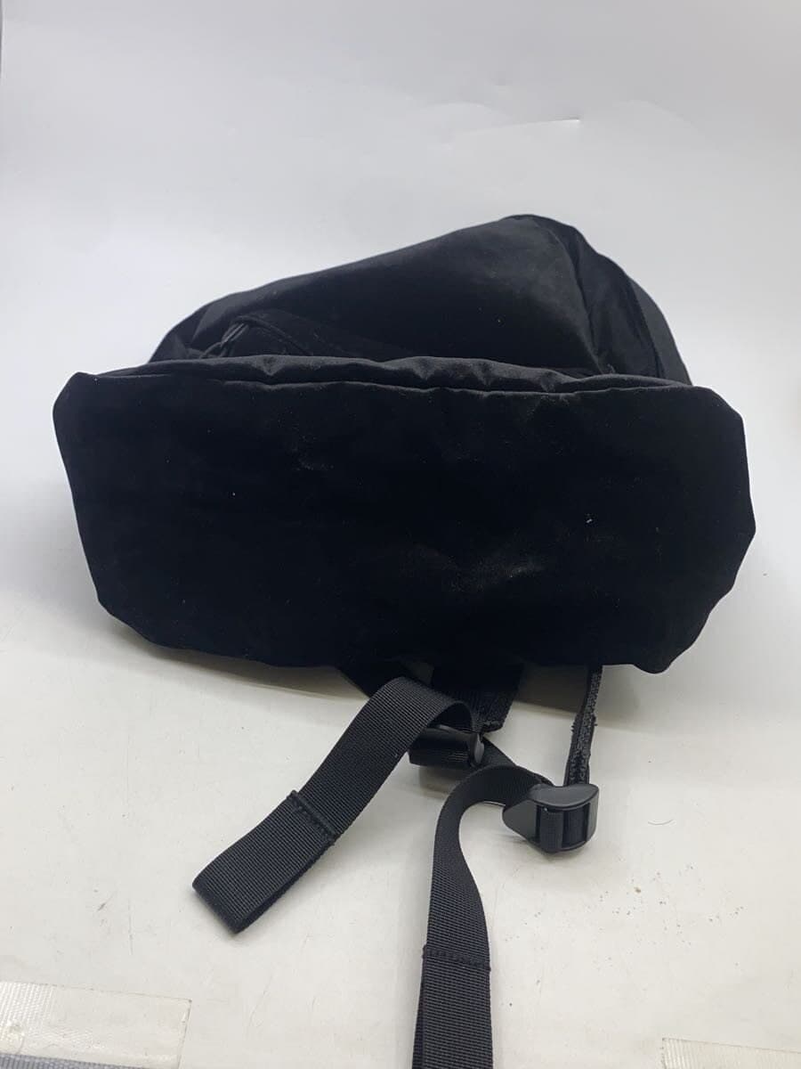 Supreme Backpack Velour BLK Solid 4