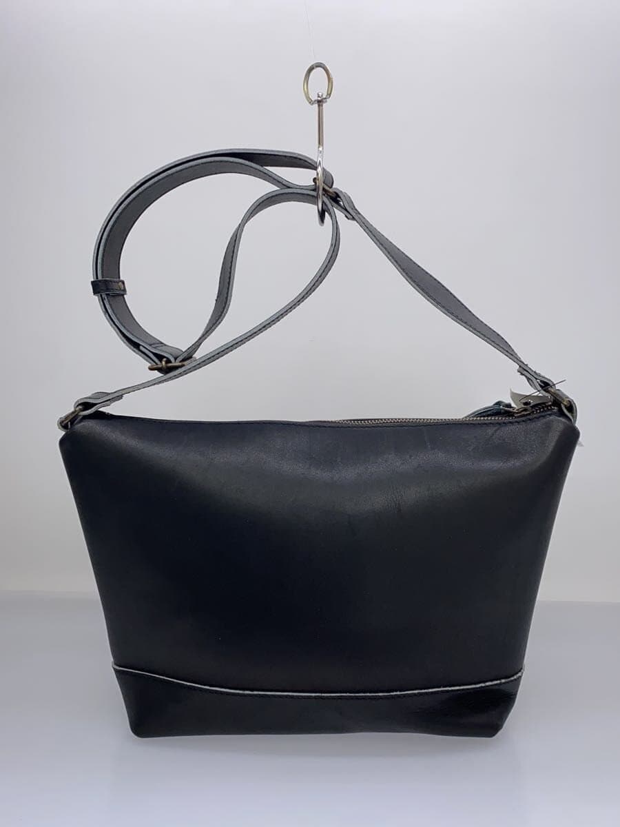 TRION Shoulder Bag Leather BLK 3