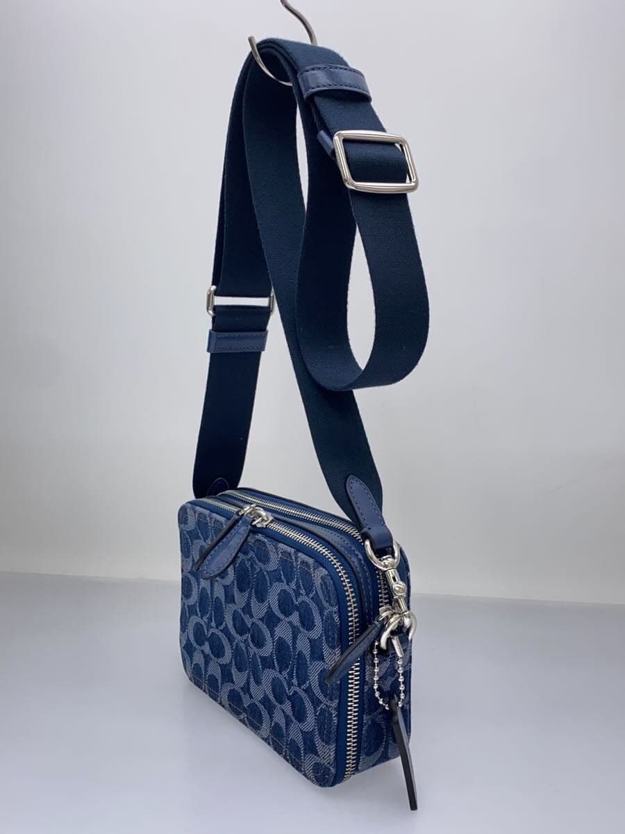 COACH Shoulder Bag NVY All Over Pattern 2
