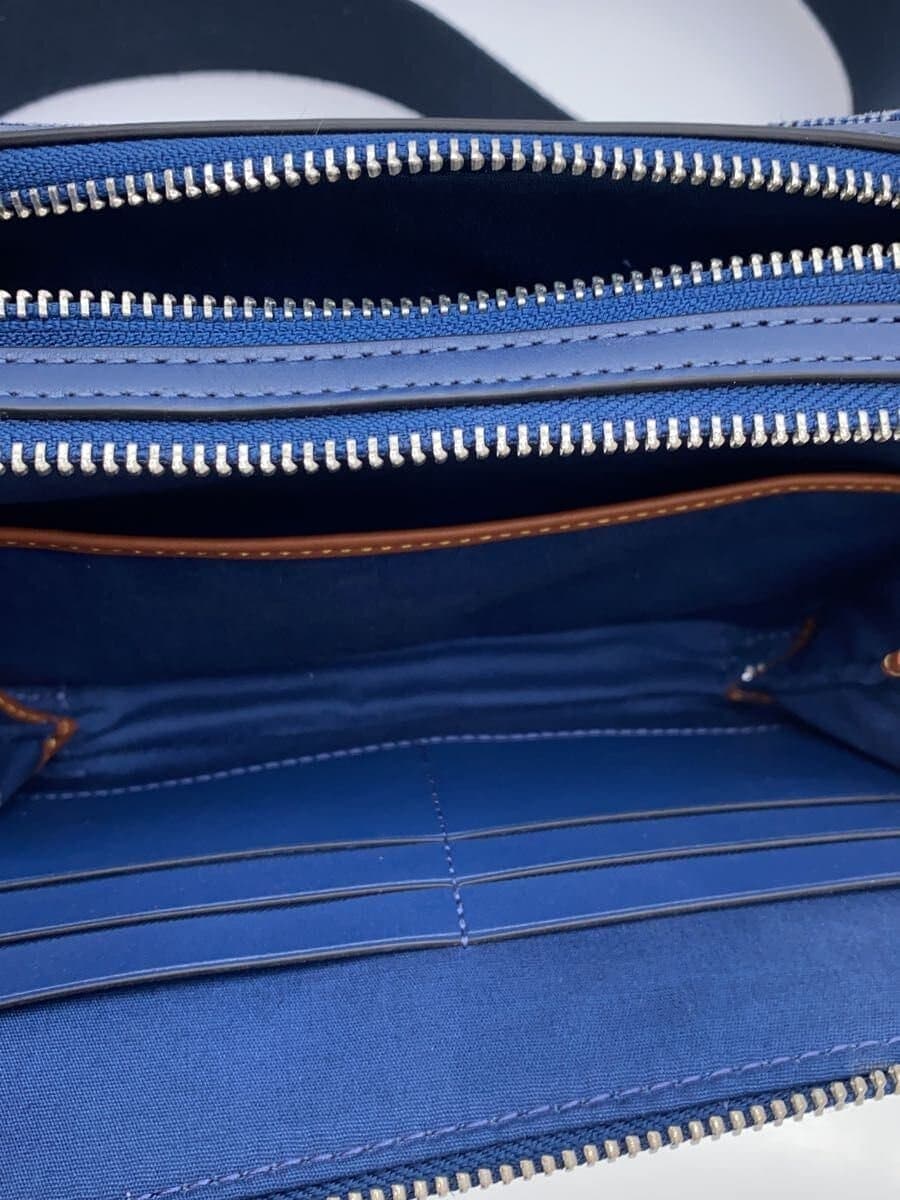 COACH Shoulder Bag NVY All Over Pattern 6