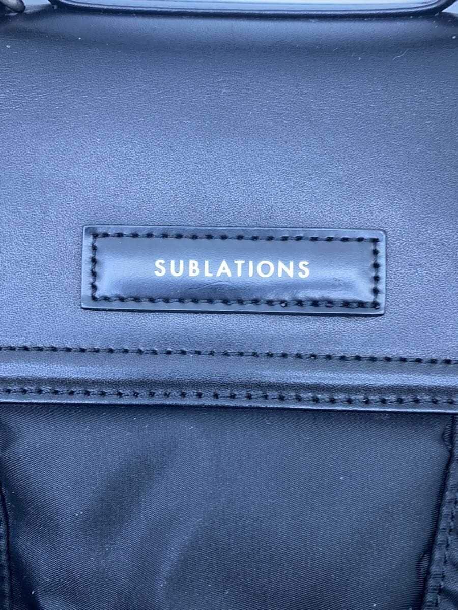 SUBLATIONS Shoulder Bag Nylon BLK 5