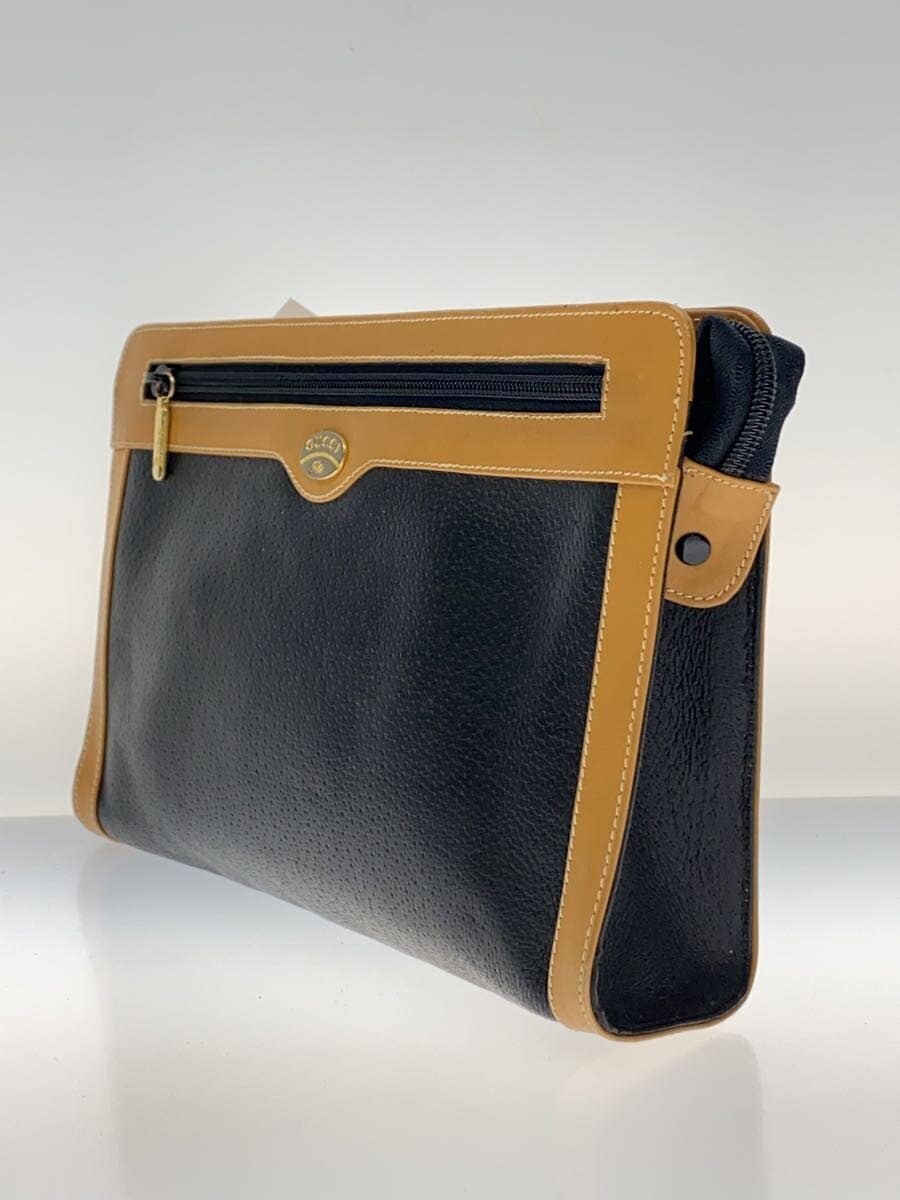 GUCCI PLUS clutch bag PVC BLK 2