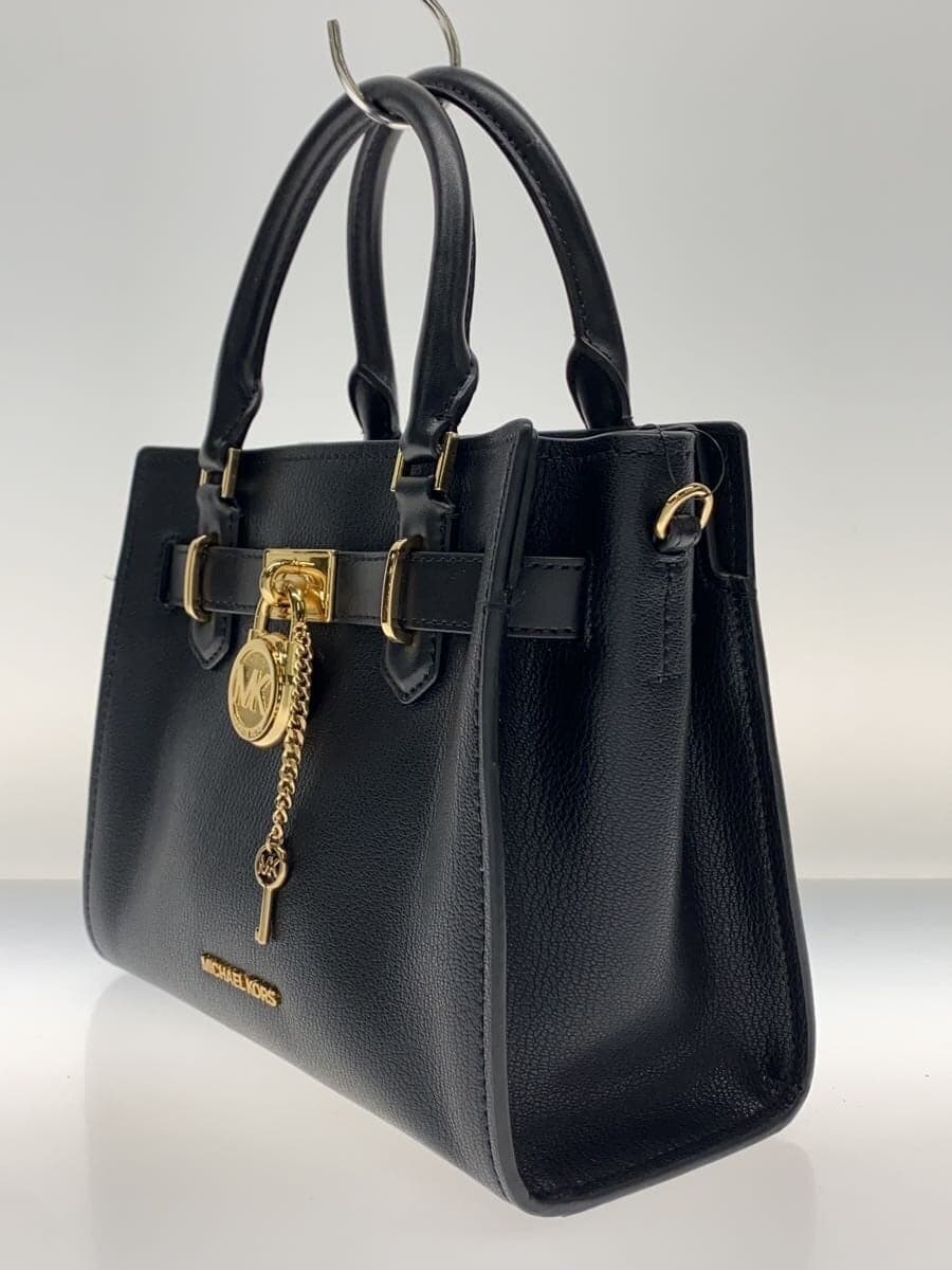 MICHAEL KORS handbag leather black plain 35T1GHMS1L 2