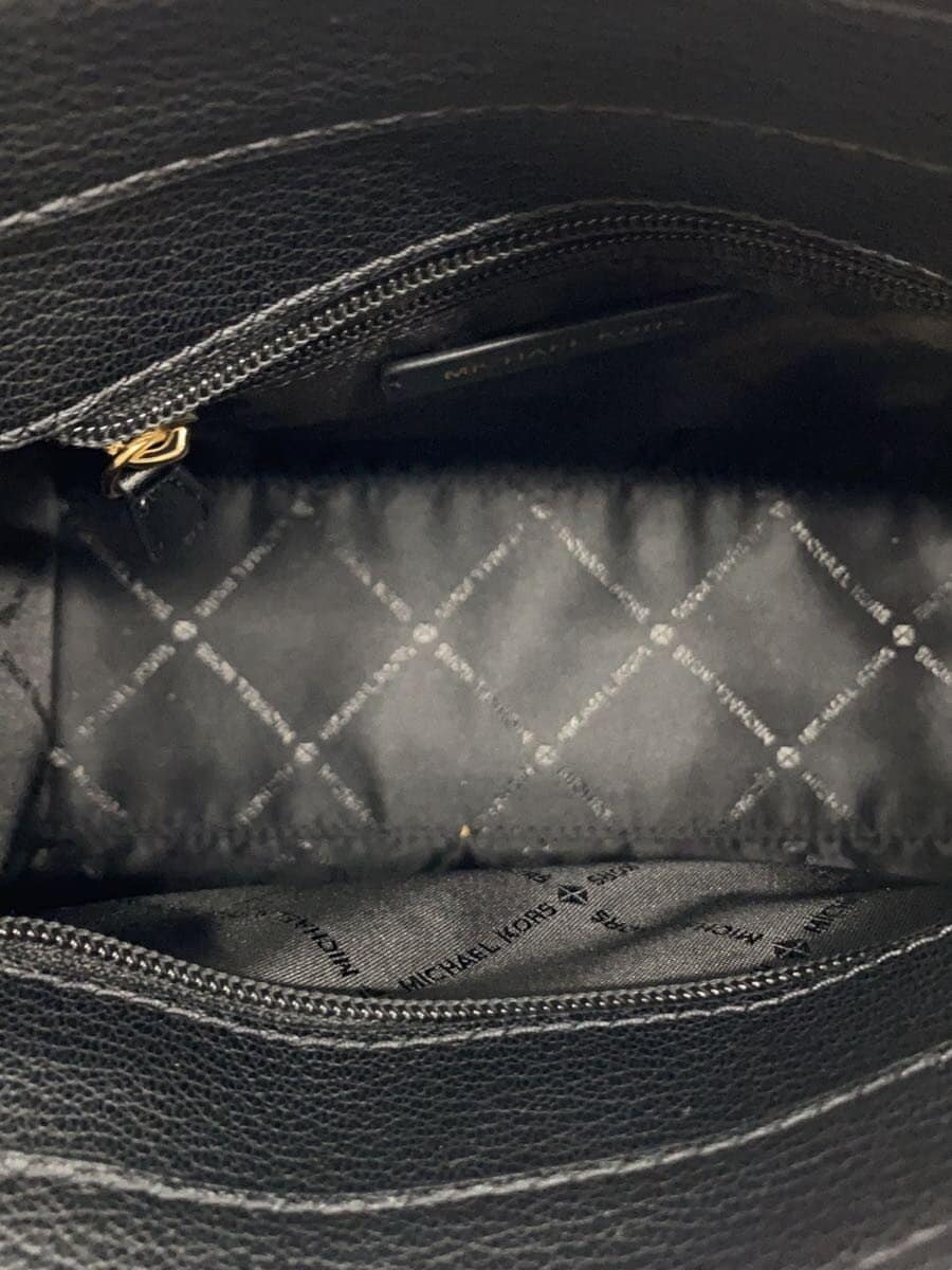 MICHAEL KORS handbag leather black plain 35T1GHMS1L 6