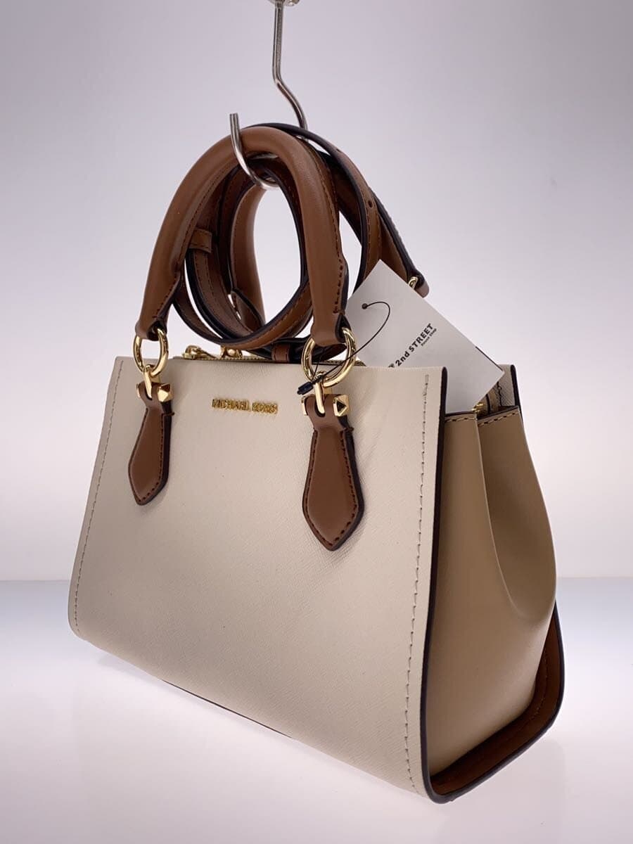 MICHAEL KORS Shoulder Bag Faux Leather BEG Solid 35F5G6AM1T 2