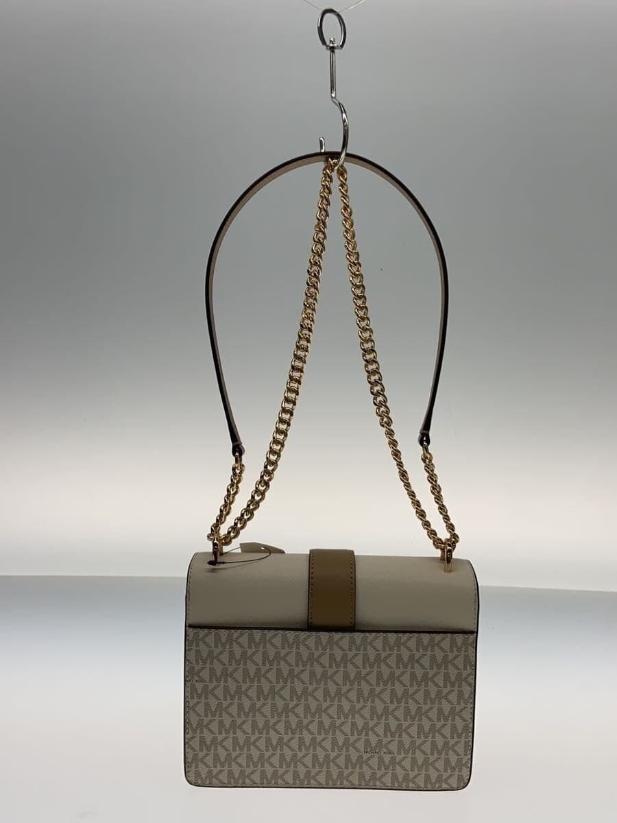 MICHAEL KORS Shoulder Bag Faux Leather BEG All Over Pattern 35S5GGRC1B 3