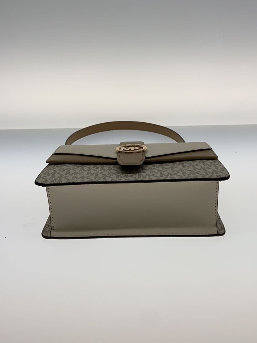 MICHAEL KORS Shoulder Bag Faux Leather BEG All Over Pattern 35S5GGRC1B 4