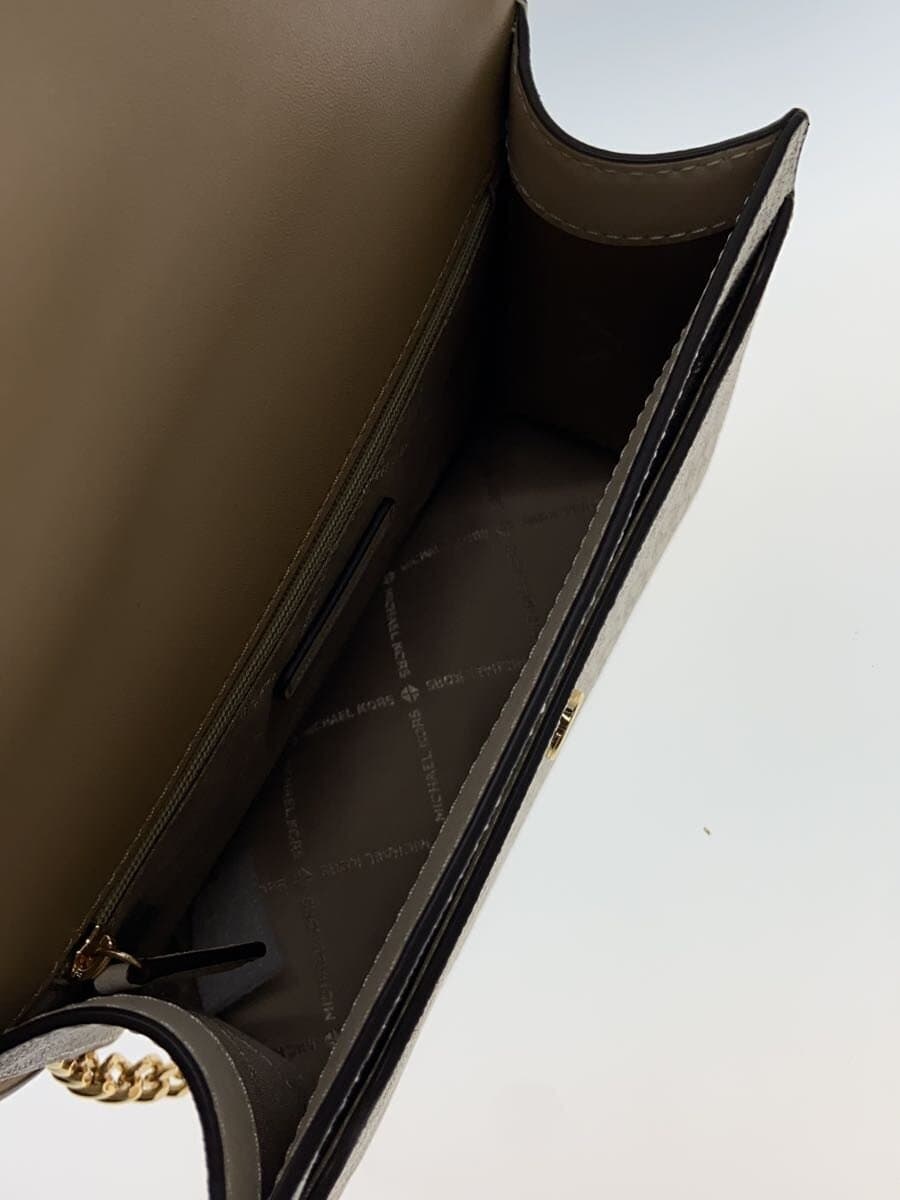 MICHAEL KORS Shoulder Bag Faux Leather BEG All Over Pattern 35S5GGRC1B 6