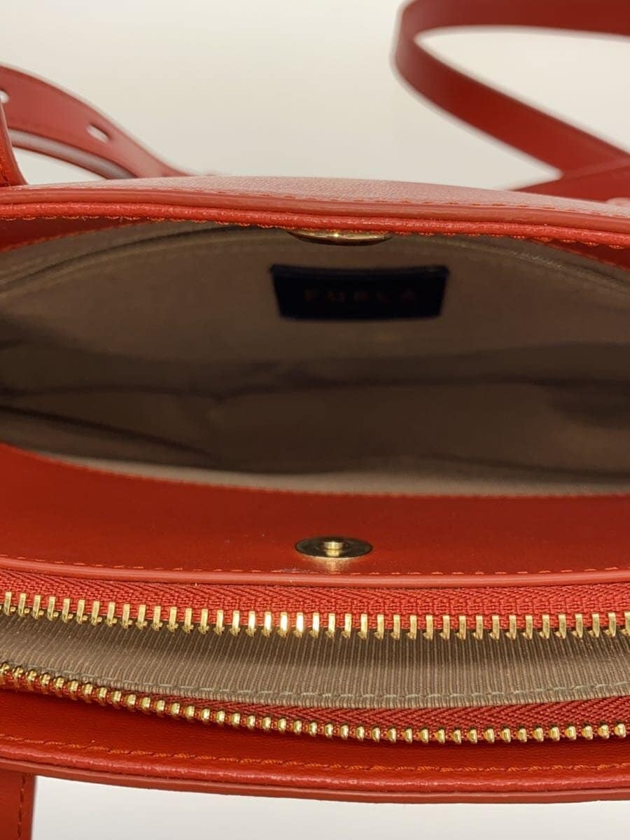 FURLA Handbag Leather BRD Solid 286124 6