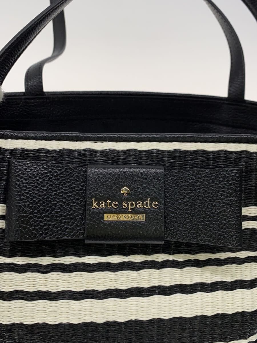 kate spade new york Tote Bag BLK Border Stripe 5