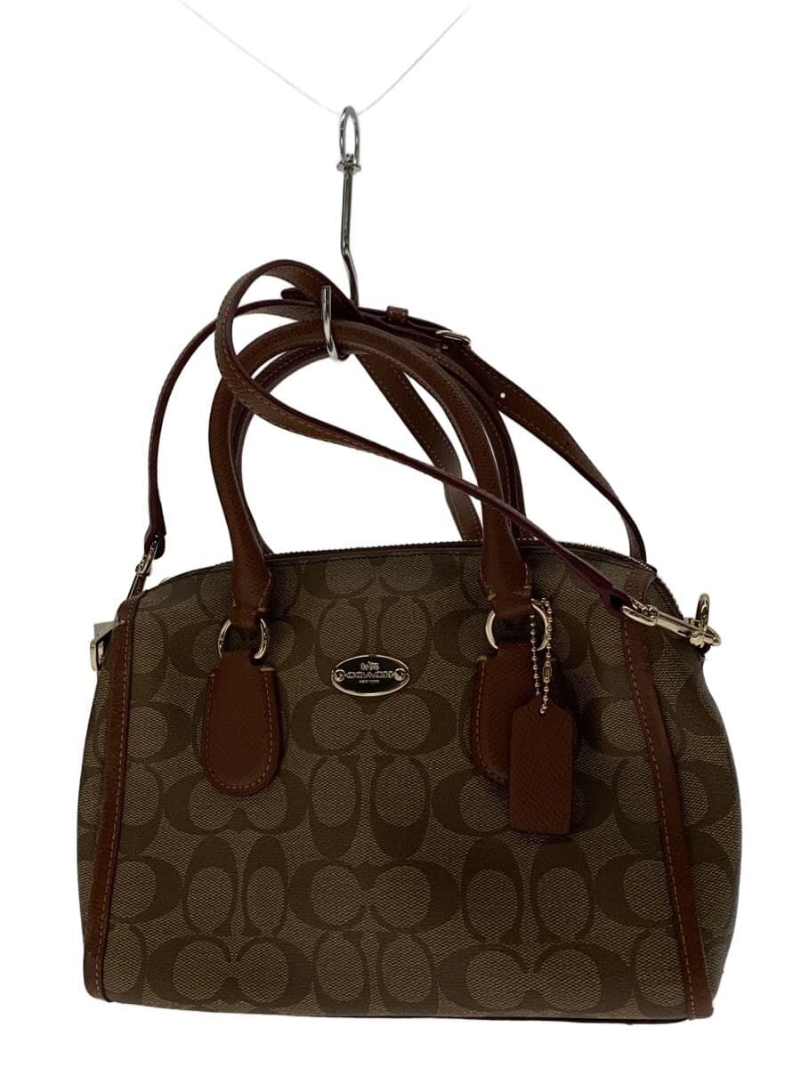 COACH Shoulder Bag Leather BRW