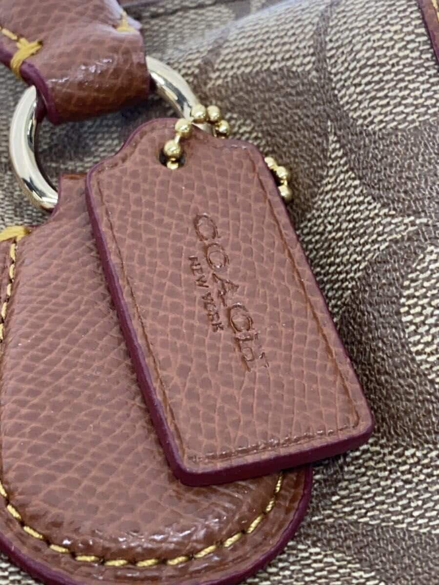 COACH Shoulder Bag Leather BRW 5