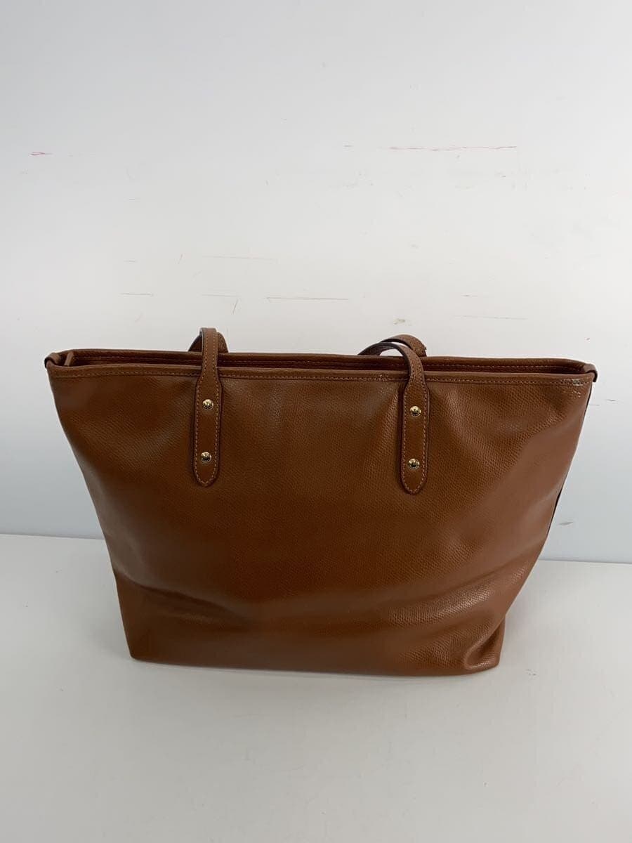 COACH Tote Bag_All Leather Leather BRW 3