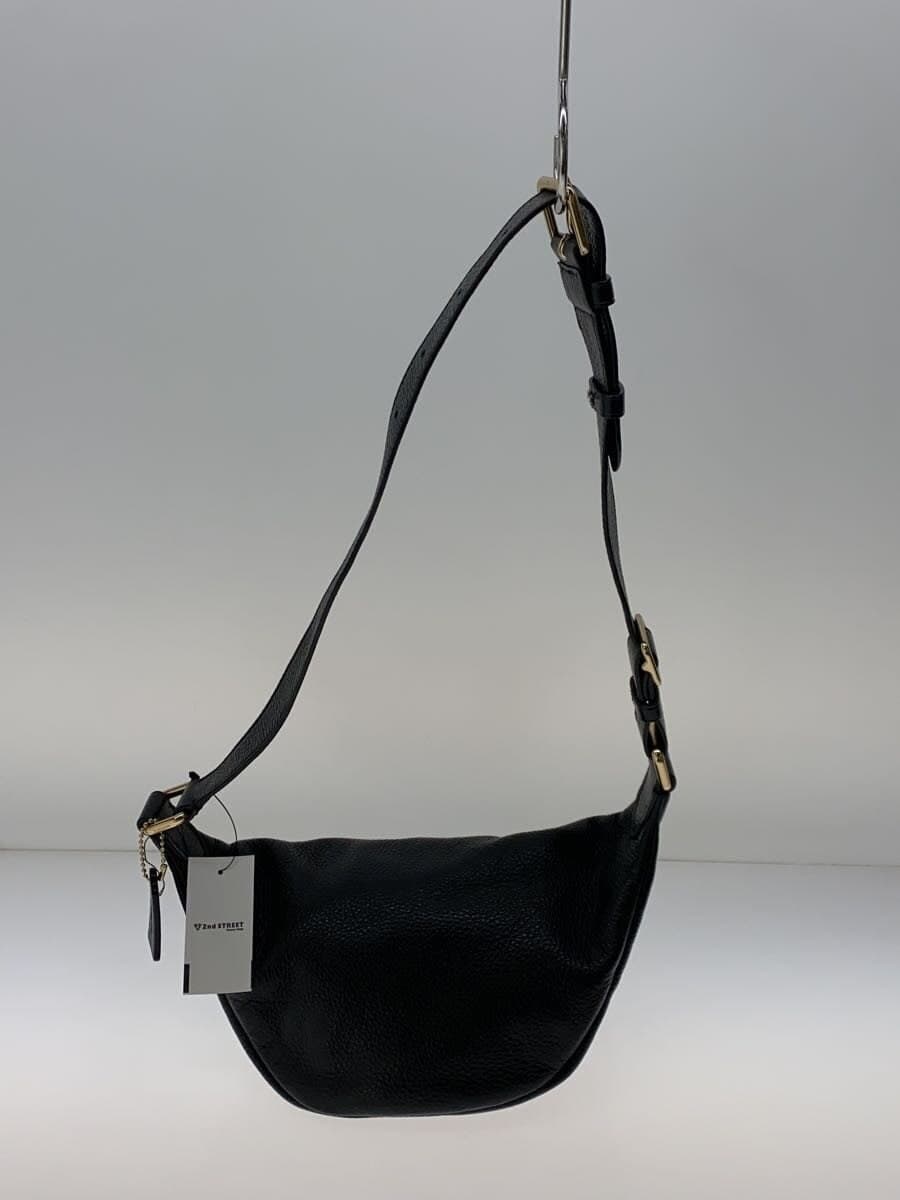 COACH Shoulder Bag Leather BLK f48738 3