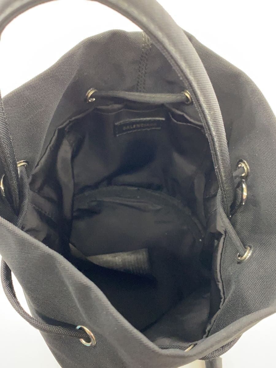 BALENCIAGA Shoulder Bag Nylon BLK 619458 6