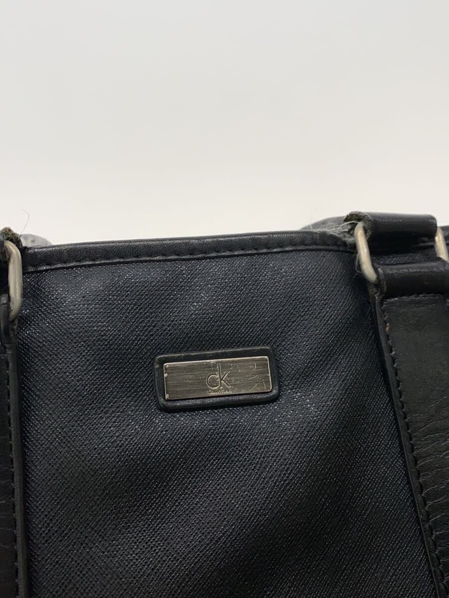 CK Calvin Klein Tote Bag Leather BLK 5