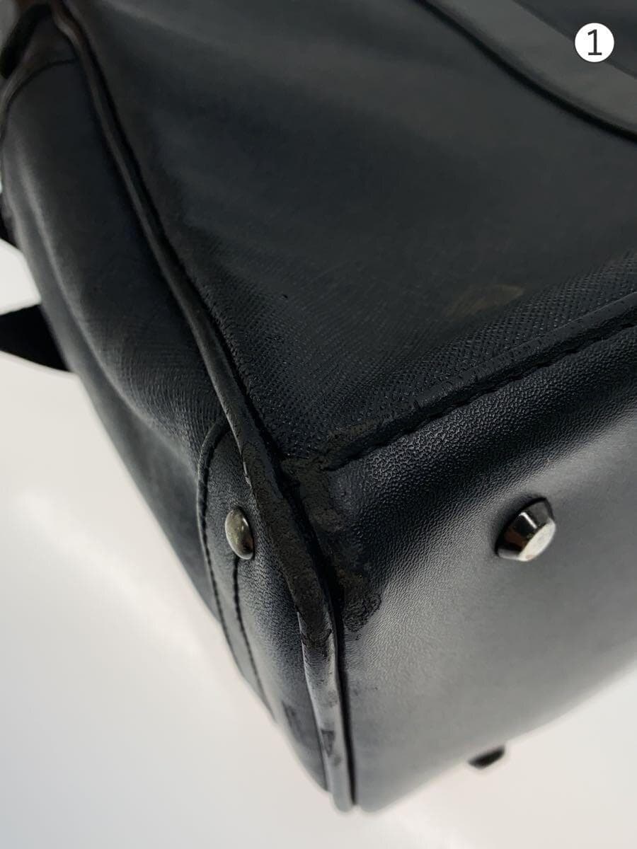 CK Calvin Klein Tote Bag Leather BLK 8