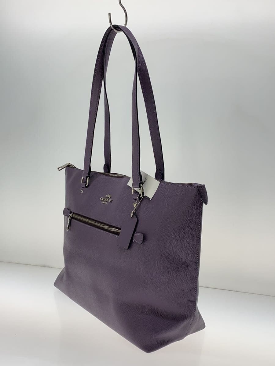 COACH Tote Bag_Navy Leather PUP 2