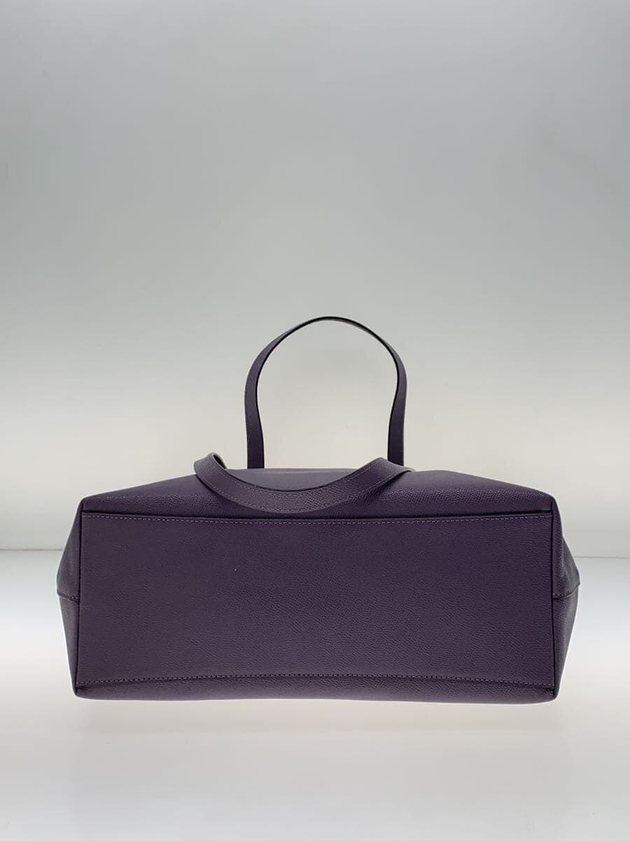 COACH Tote Bag_Navy Leather PUP 4