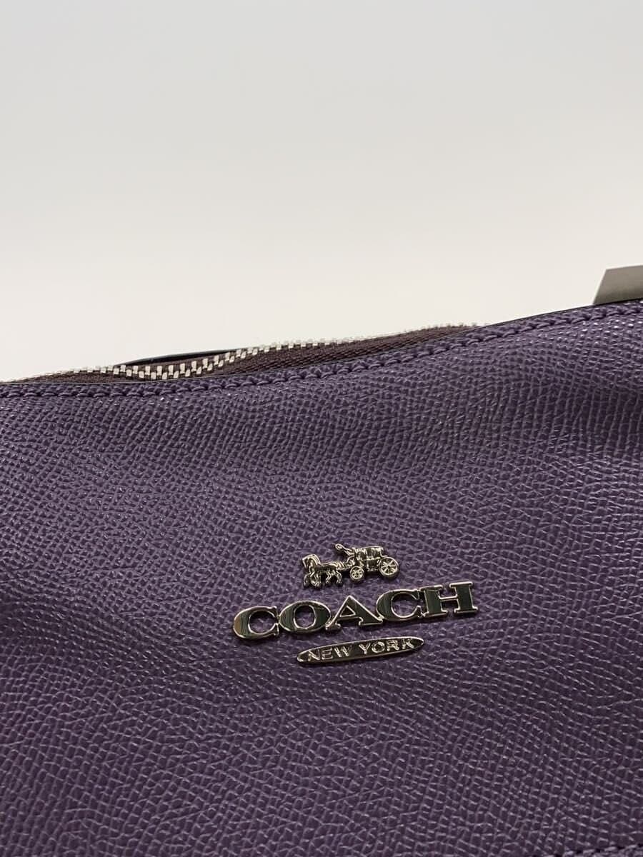 COACH Tote Bag_Navy Leather PUP 5