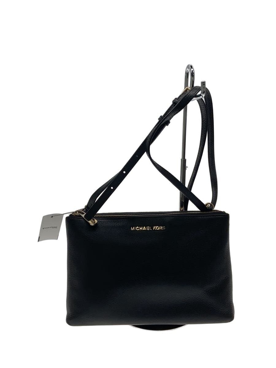 MICHAEL KORS Shoulder Bag Leather Black Solid Color 35F8GTVC3L