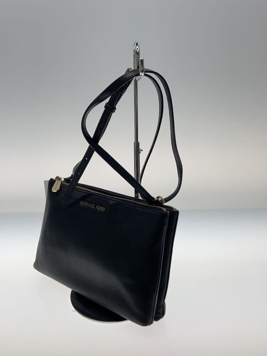 MICHAEL KORS Shoulder Bag Leather Black Solid Color 35F8GTVC3L 2