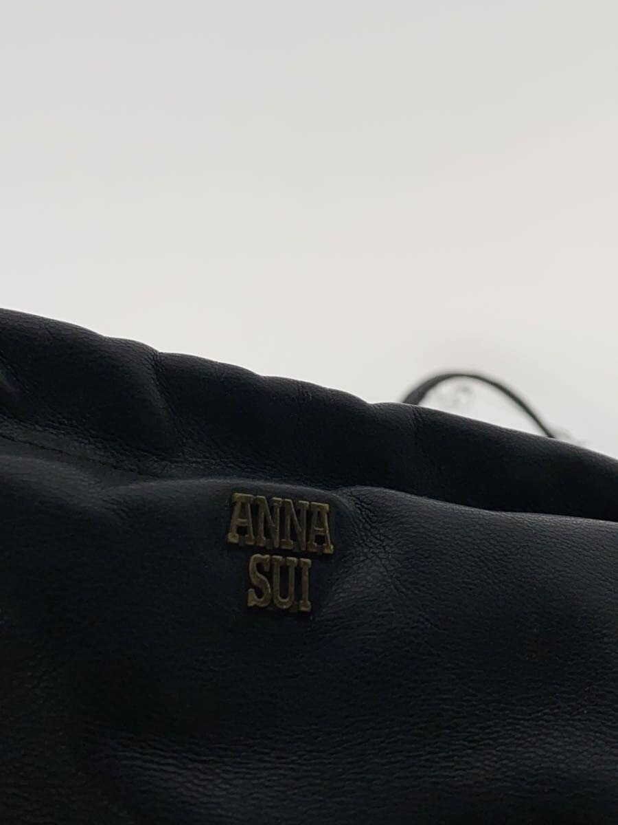ANNA SUI Bag Leather Black 5