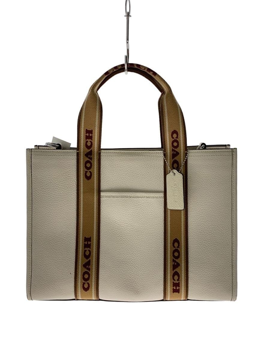 COACH Tote Bag -- WHT Solid Color CU997
