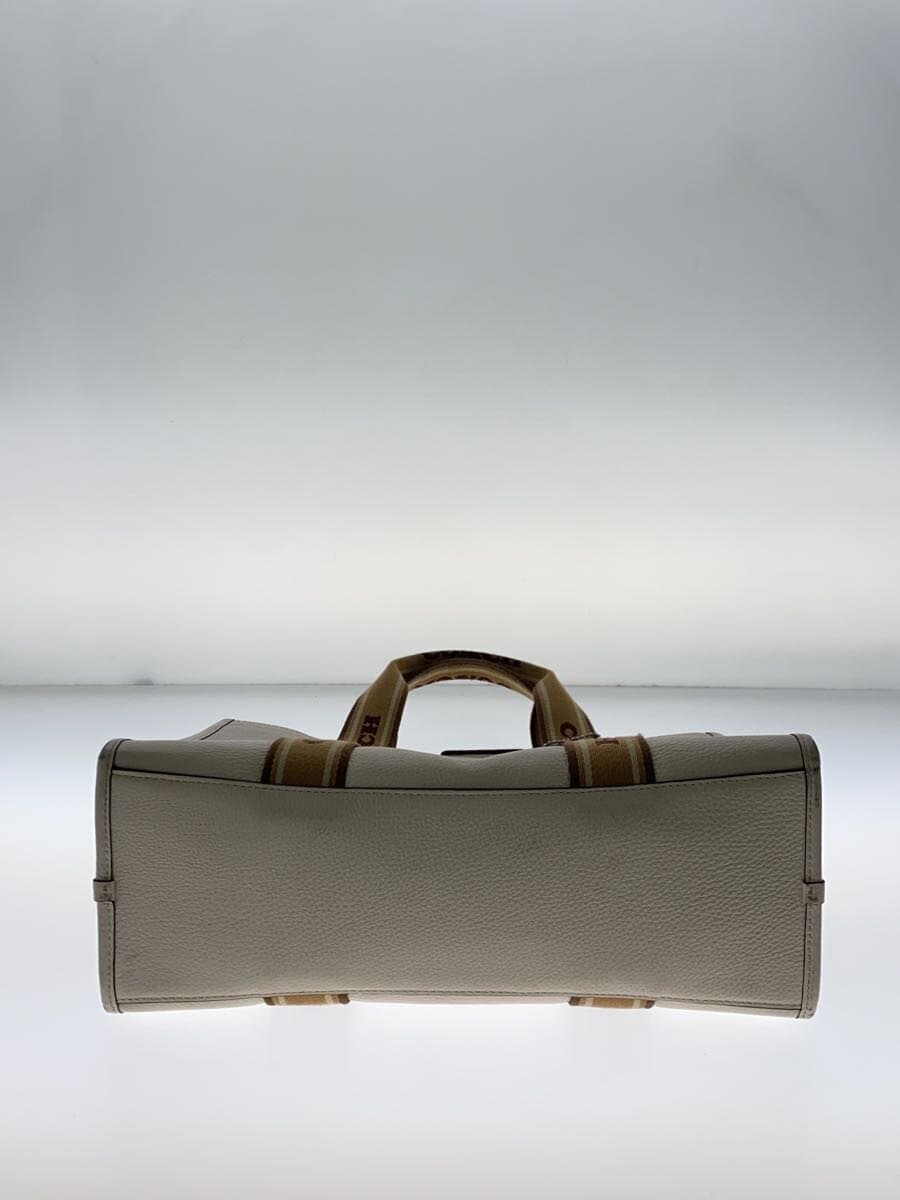 COACH Tote Bag -- WHT Solid Color CU997 4