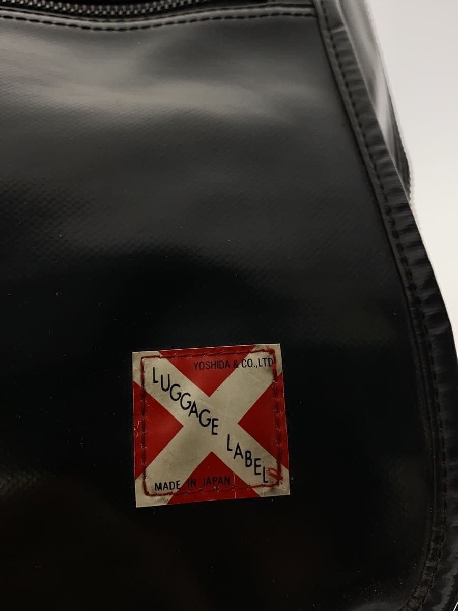 LUGGAGE LABEL Shoulder Bag -- BLK Solid Color 5