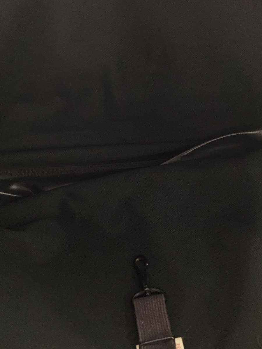 LUGGAGE LABEL Shoulder Bag -- BLK Solid Color 6