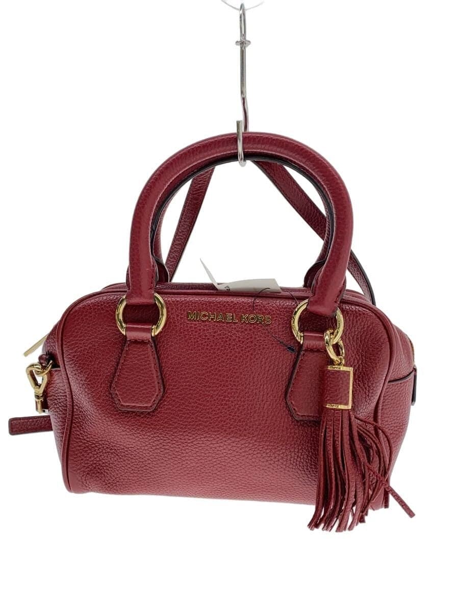 MICHAEL KORS Handbag Leather RED 35T7GBFS1L