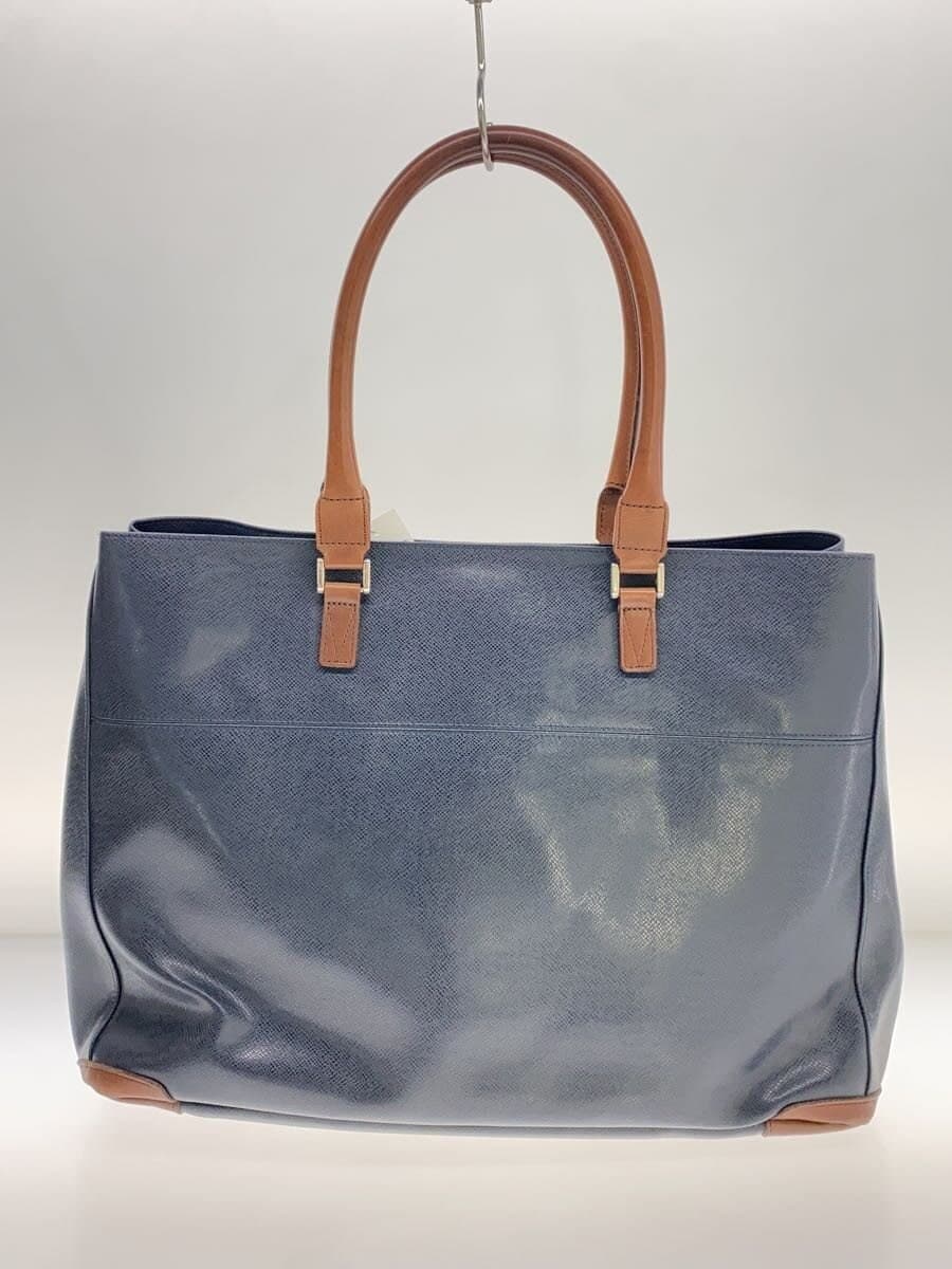 MSPC (master-piece) Tote Bag Leather Navy 02501 3