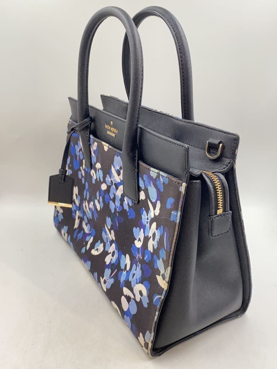 kate spade new york Handbag Leather BLK Floral PXRU6926 2