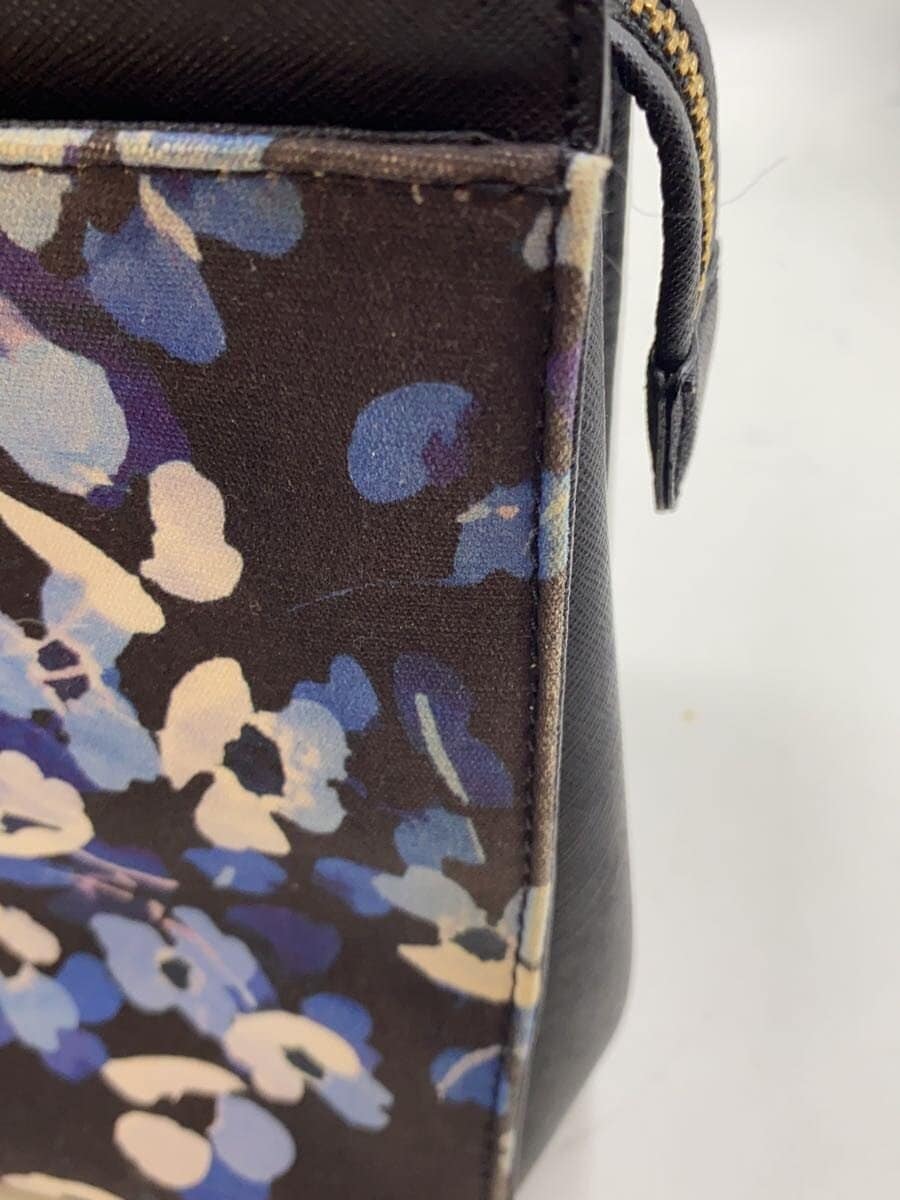 kate spade new york Handbag Leather BLK Floral PXRU6926 7