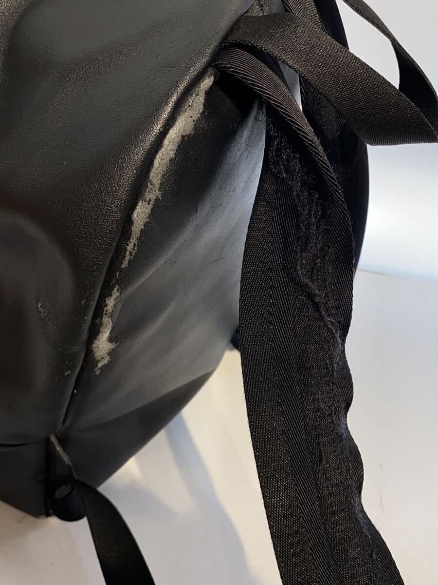 Calvin Klein Backpack Leather BLK All Over Pattern 7